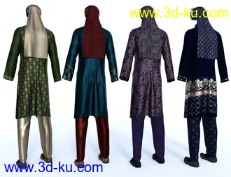 3D打印模型dForce Bollywood Groom Textures的图片