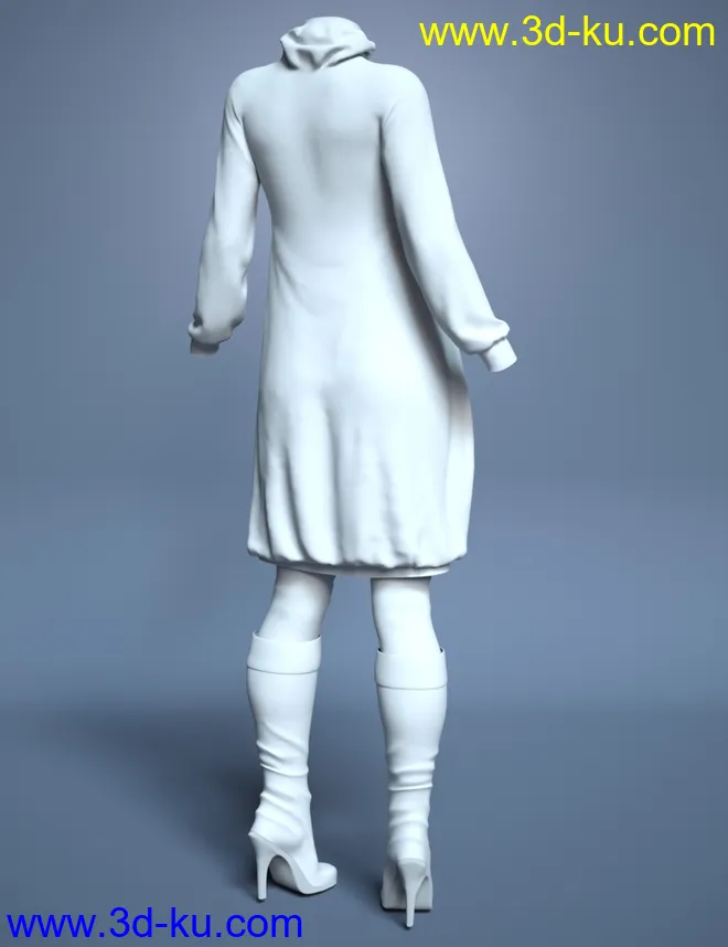 dForce Eloise Outfit for Genesis 8 Female(s)模型的图片6