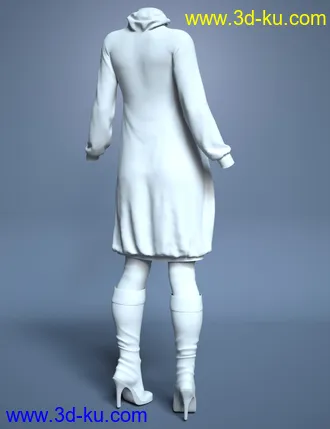 3D打印模型dForce Eloise Outfit for Genesis 8 Female(s)的图片