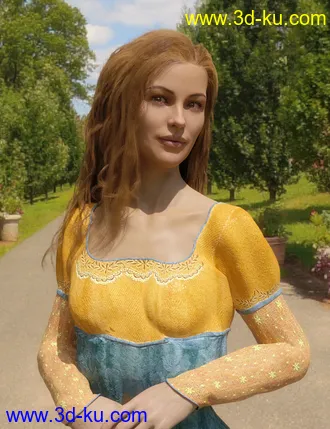 3D打印模型dForce Femme Fatale Hair for Genesis 3 and 8 Females的图片