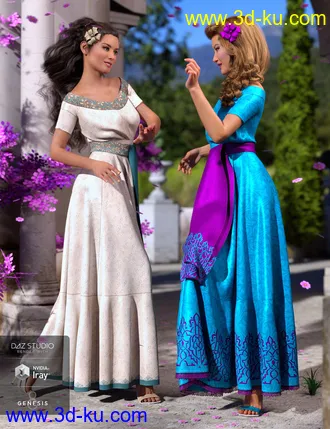 3D打印模型dForce Fiesta Outfit Textures的图片