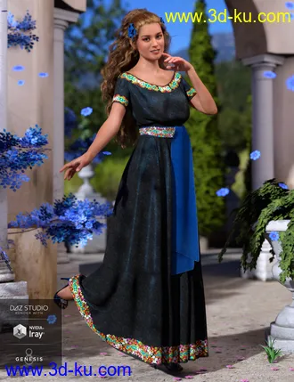 3D打印模型dForce Fiesta Outfit Textures的图片