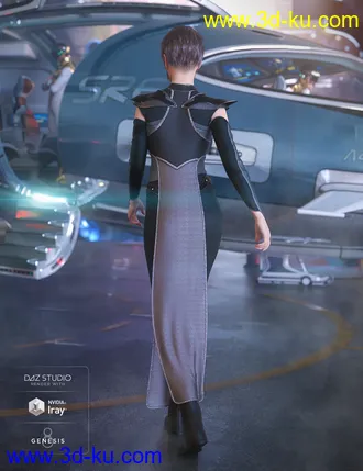 3D打印模型dForce G.I.S. Admiral for Genesis 8 Female(s)的图片