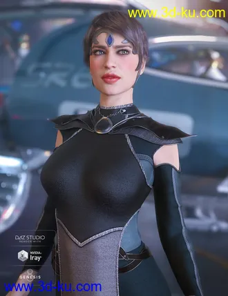 3D打印模型dForce G.I.S. Admiral for Genesis 8 Female(s)的图片