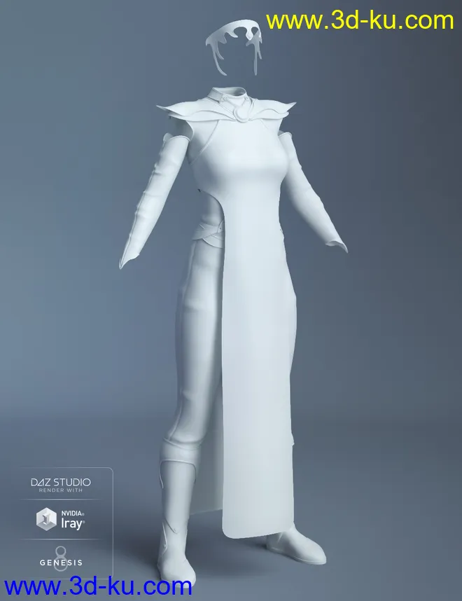 dForce G.I.S. Admiral for Genesis 8 Female(s)模型的图片6