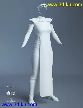 3D打印模型dForce G.I.S. Admiral for Genesis 8 Female(s)的图片