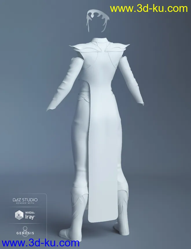 dForce G.I.S. Admiral for Genesis 8 Female(s)模型的图片7