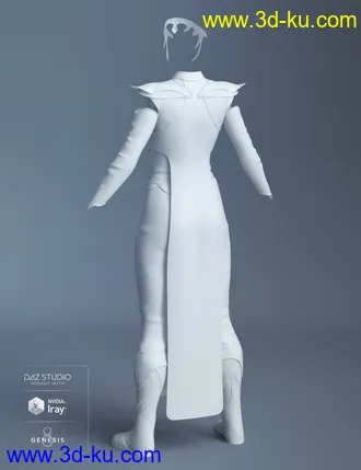 3D打印模型dForce G.I.S. Admiral for Genesis 8 Female(s)的图片