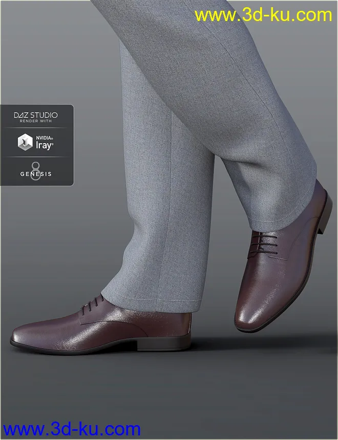 dForce H&C Dress Shirt Outfit for Genesis 8 Male(s)模型的图片8