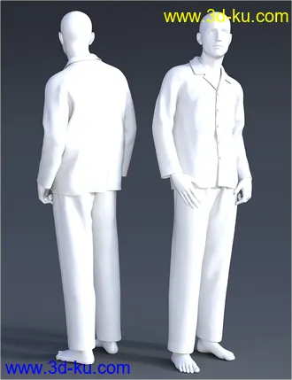 3D打印模型dForce H&C Pajamas Set for Genesis 8的图片