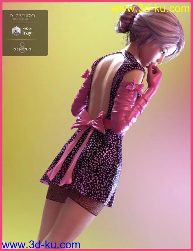 dForce Hanoi Fashion Outfit for Genesis 8 Female(s)模型的图片3