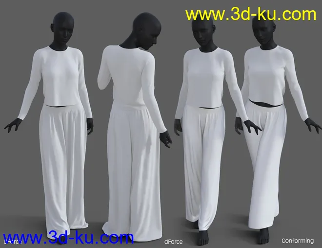 dForce Harper Set for Genesis 8 Female(s)模型的图片2