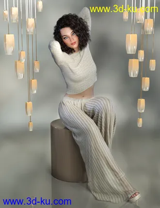 3D打印模型dForce Harper Set for Genesis 8 Female(s)的图片