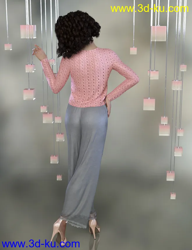 dForce Harper Set for Genesis 8 Female(s)模型的图片6