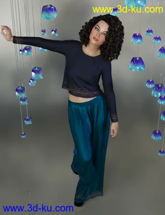 3D打印模型dForce Harper Set for Genesis 8 Female(s)的图片