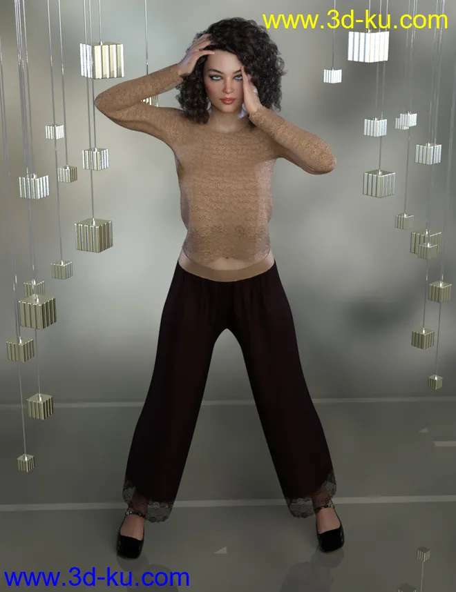 dForce Harper Set for Genesis 8 Female(s)模型的图片10