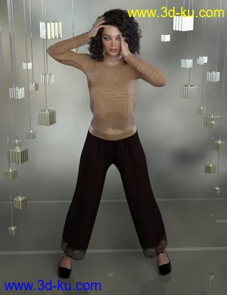 3D打印模型dForce Harper Set for Genesis 8 Female(s)的图片