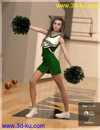 3D打印模型dForce High School Cheer for Genesis 8 Female(s)的图片