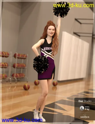 3D打印模型dForce High School Cheer for Genesis 8 Female(s)的图片