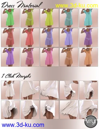 3D打印模型dForce Jane Outfit for Genesis 8 Female(s)的图片