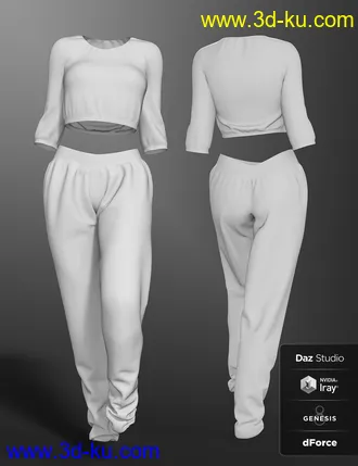 3D打印模型dForce Jenna Workout for Genesis 8 Female(s)的图片