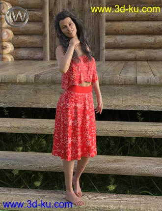 3D打印模型dForce JW Clothes Pack for Genesis 8 Female(s)的图片