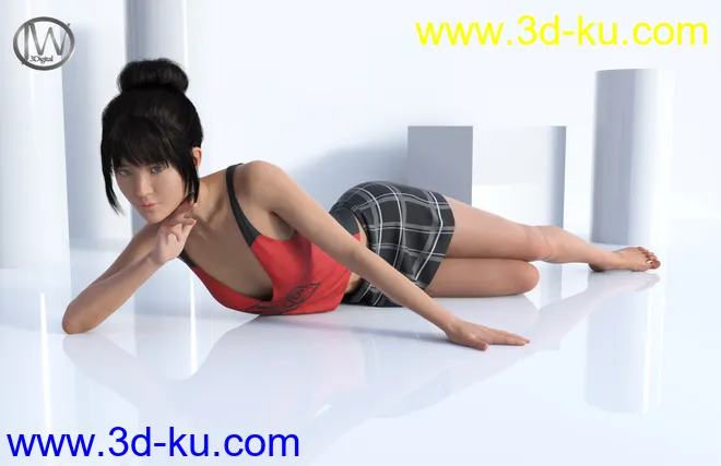 dForce JW Clothes Pack for Genesis 8 Female(s)模型的图片3