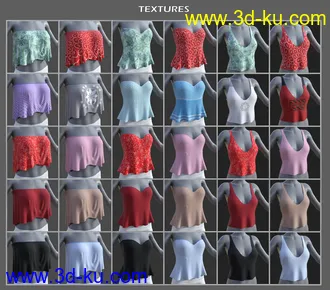3D打印模型dForce JW Clothes Pack for Genesis 8 Female(s)的图片