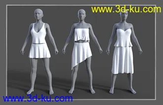 3D打印模型dForce JW Clothes Pack for Genesis 8 Female(s)的图片