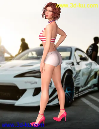 3D打印模型dForce K-Pop Girls Outfits for Genesis 8 Female(s)的图片