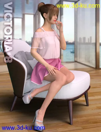 3D打印模型dForce K-Pop Girls Outfits for Genesis 8 Female(s)的图片