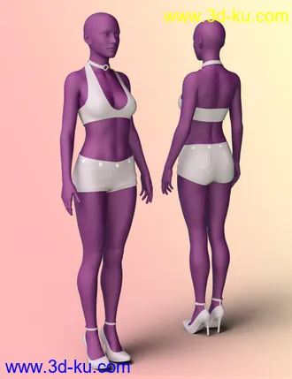 3D打印模型dForce K-Pop Girls Outfits for Genesis 8 Female(s)的图片