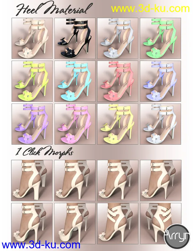 dForce Keira Outfit for Genesis 8 Female(s)模型的图片7