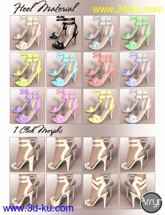 3D打印模型dForce Keira Outfit for Genesis 8 Female(s)的图片