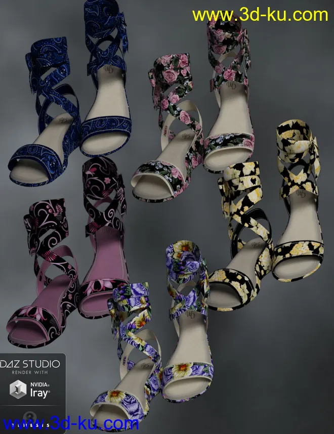 dForce Kelly Outfit for Genesis 8 Female(s)模型的图片7