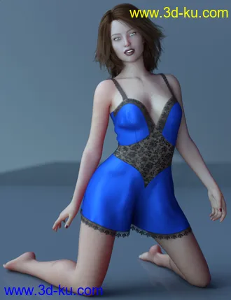 3D打印模型dForce Lace Teddy for Genesis 8 Female(s)的图片