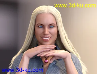 3D打印模型dForce Longdrape Hair for Genesis 3 and 8 Female(s)的图片