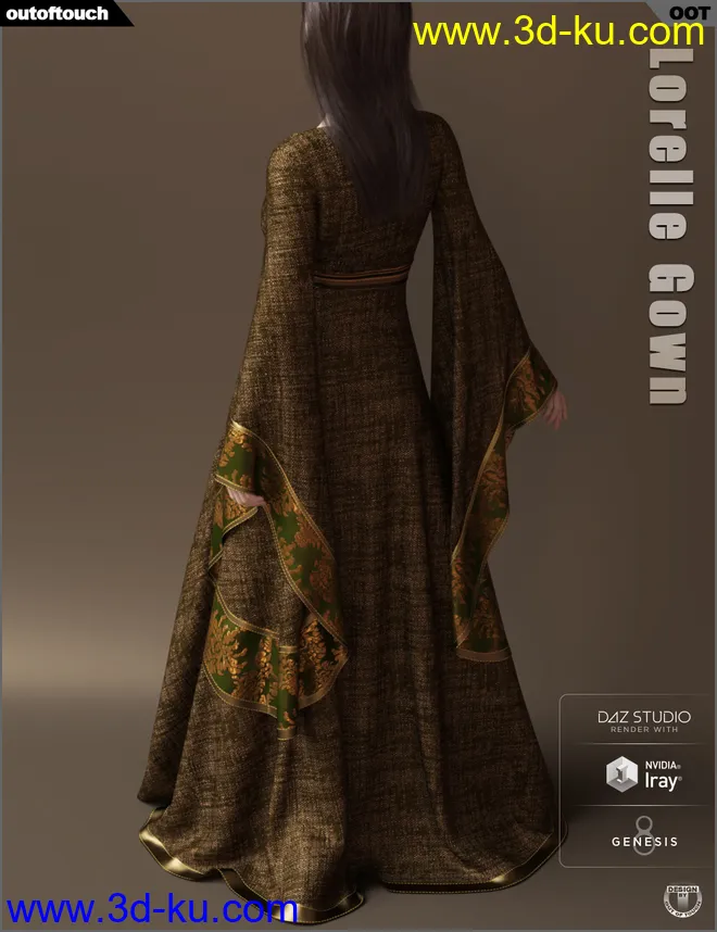 dForce Lorelle Gown模型的图片2