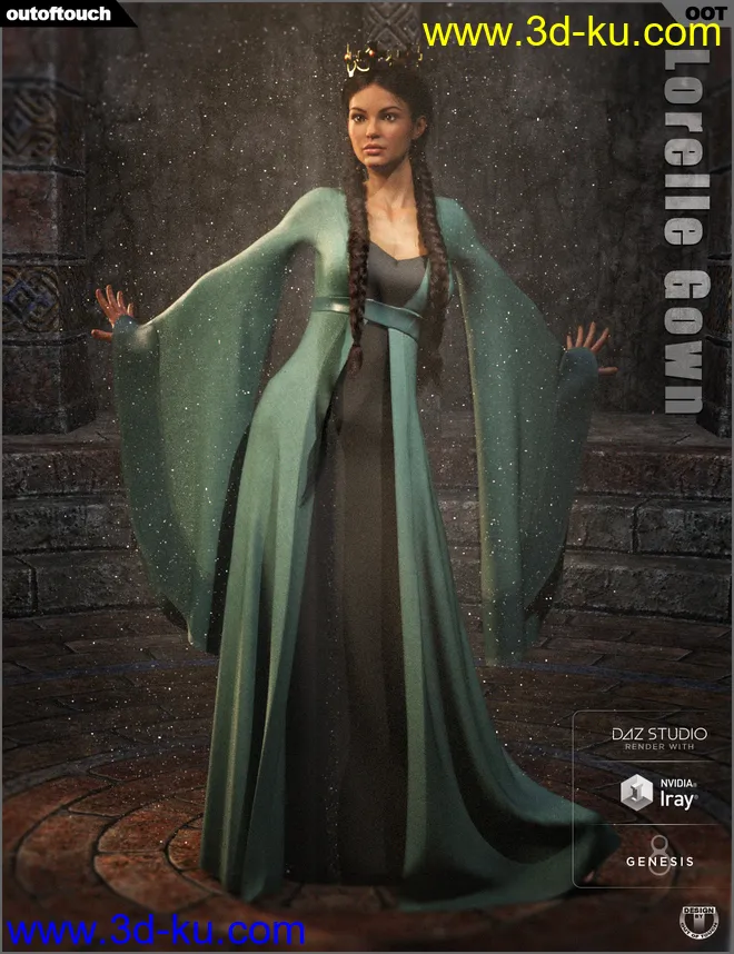 dForce Lorelle Gown模型的图片11