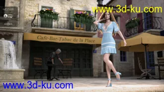 3D打印模型dForce MDSD Rhodes Summer Set Outfit for Genesis 8 Female(s)的图片