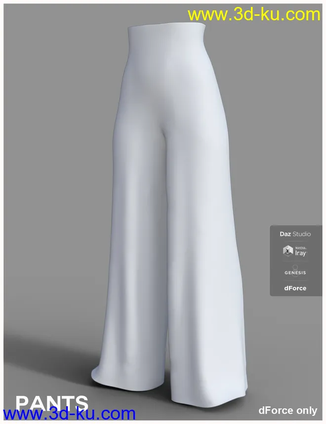 dForce Minimalist Chic Outfit for Genesis 8 Female(s)模型的图片7