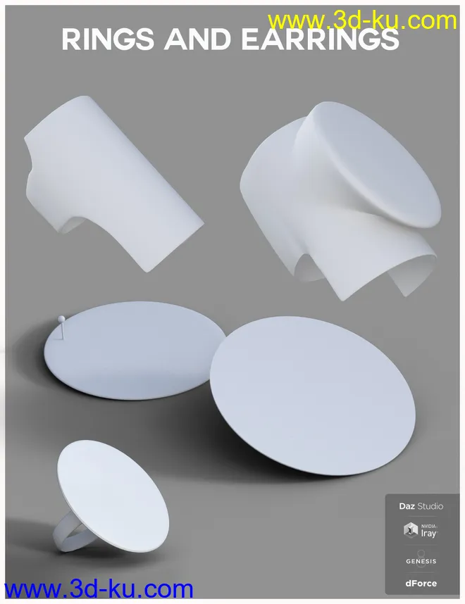 dForce Minimalist Chic Outfit for Genesis 8 Female(s)模型的图片12