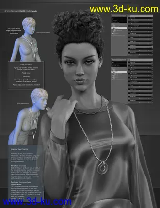 3D打印模型dForce Necklace Merchant Resource的图片