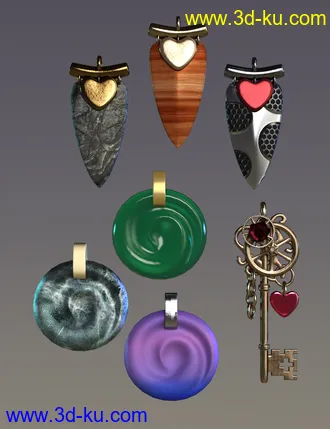 3D打印模型dForce Necklace Merchant Resource的图片