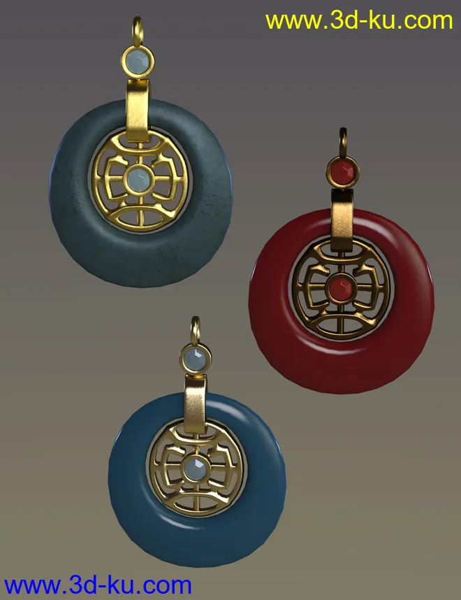 dForce Necklace Merchant Resource模型的图片10