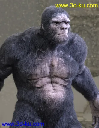 3D打印模型dForce Sasquatch for Genesis 8 Male的图片