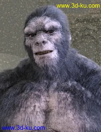 3D打印模型dForce Sasquatch for Genesis 8 Male的图片