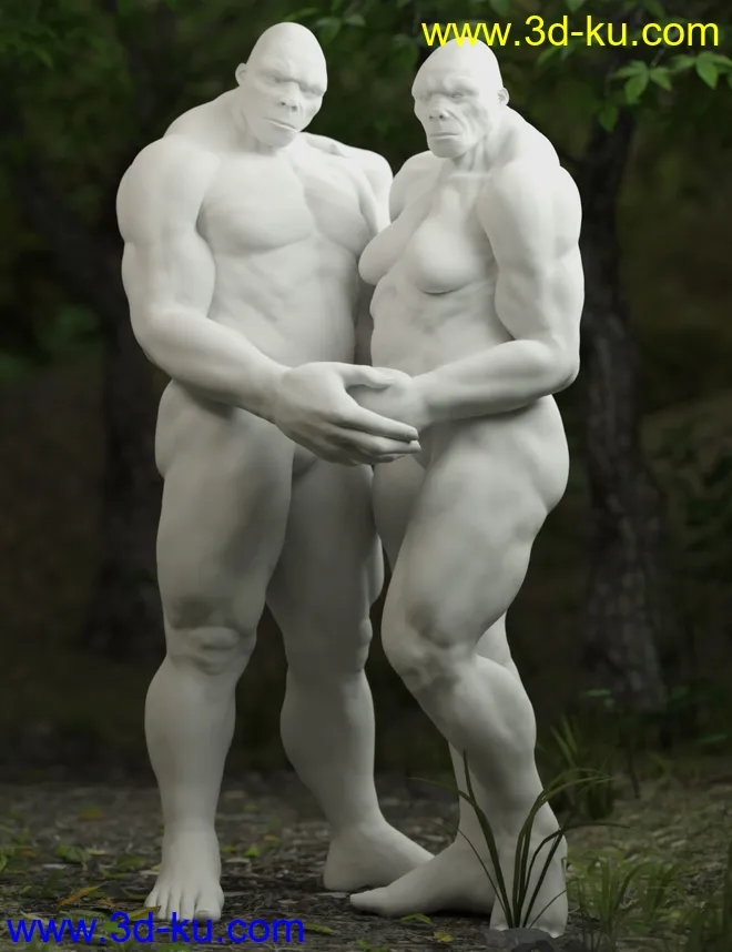 dForce Sasquatch for Genesis 8 Male模型的图片9