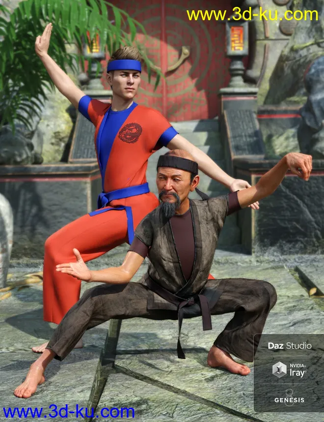 dForce Showdown Outfit Textures模型的图片1