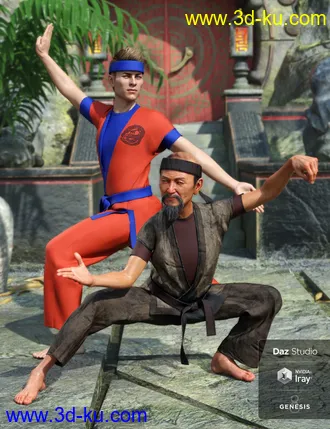 3D打印模型dForce Showdown Outfit Textures的图片